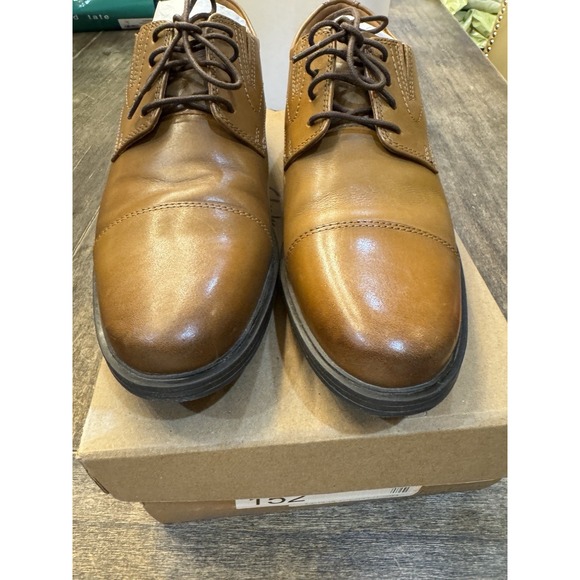 Clarks Men\'s‎ Whiddon Cap Oxford Size 8 1/2 Dark Tan main image 2